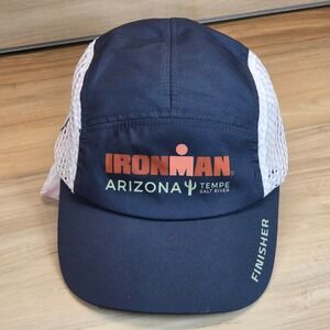 Boco Gear Ironman Arizona 2023 Finisher Hat OSFM Navy Blue NWT Running Cap